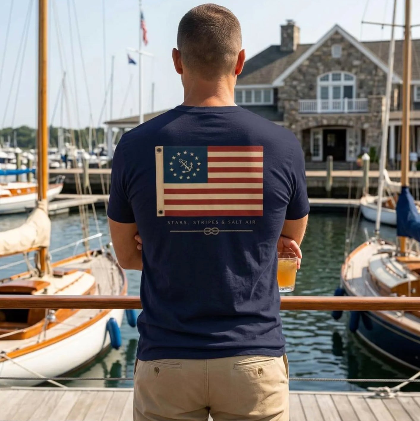 U.S. Yacht Ensign | Tee