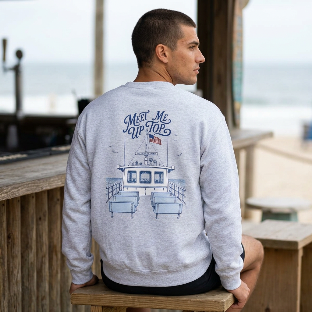Meet Me Up Top | Crewneck Sweatshirt
