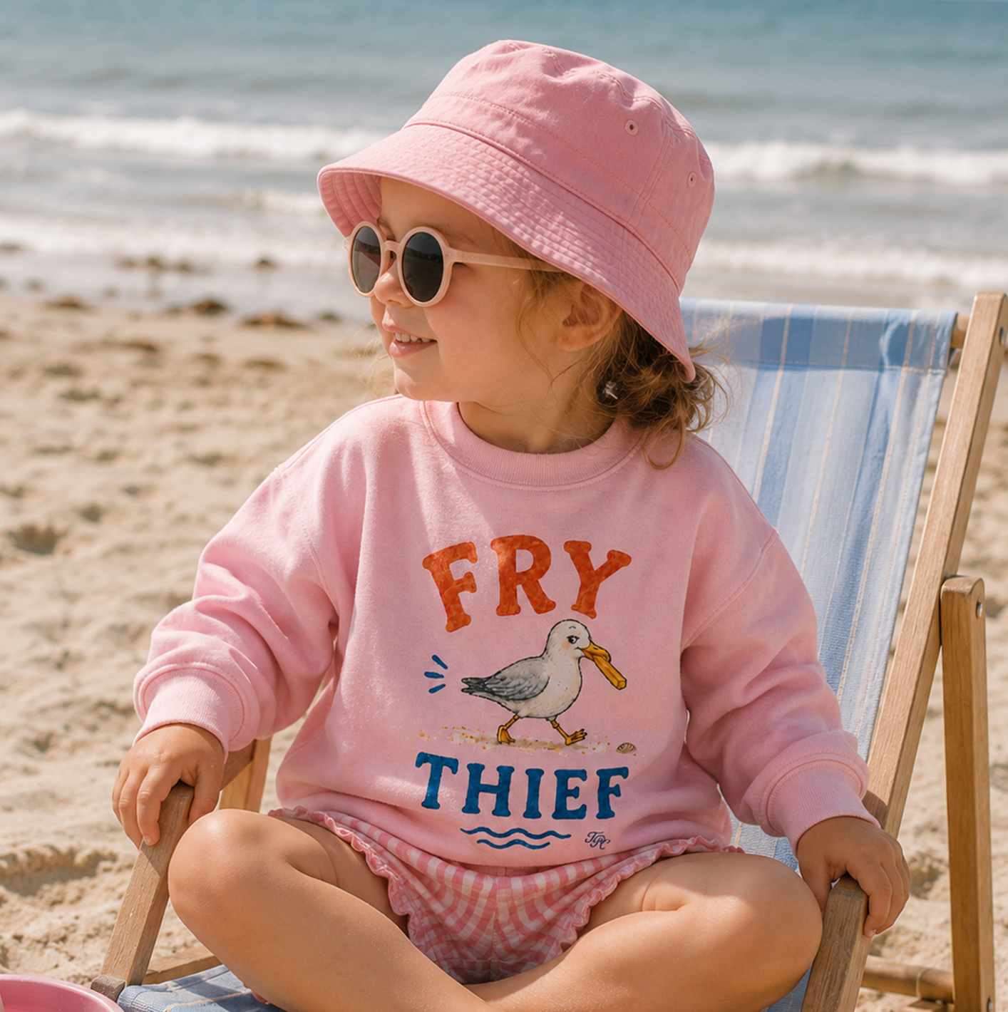 Fry Thief | Toddler Crewneck Sweatshirt