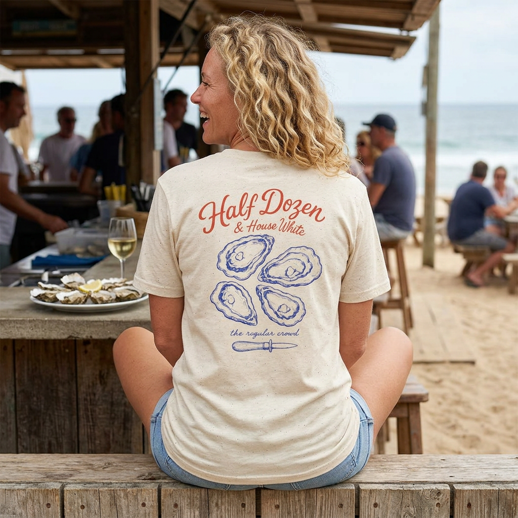 Half Dozen & House White | Tee
