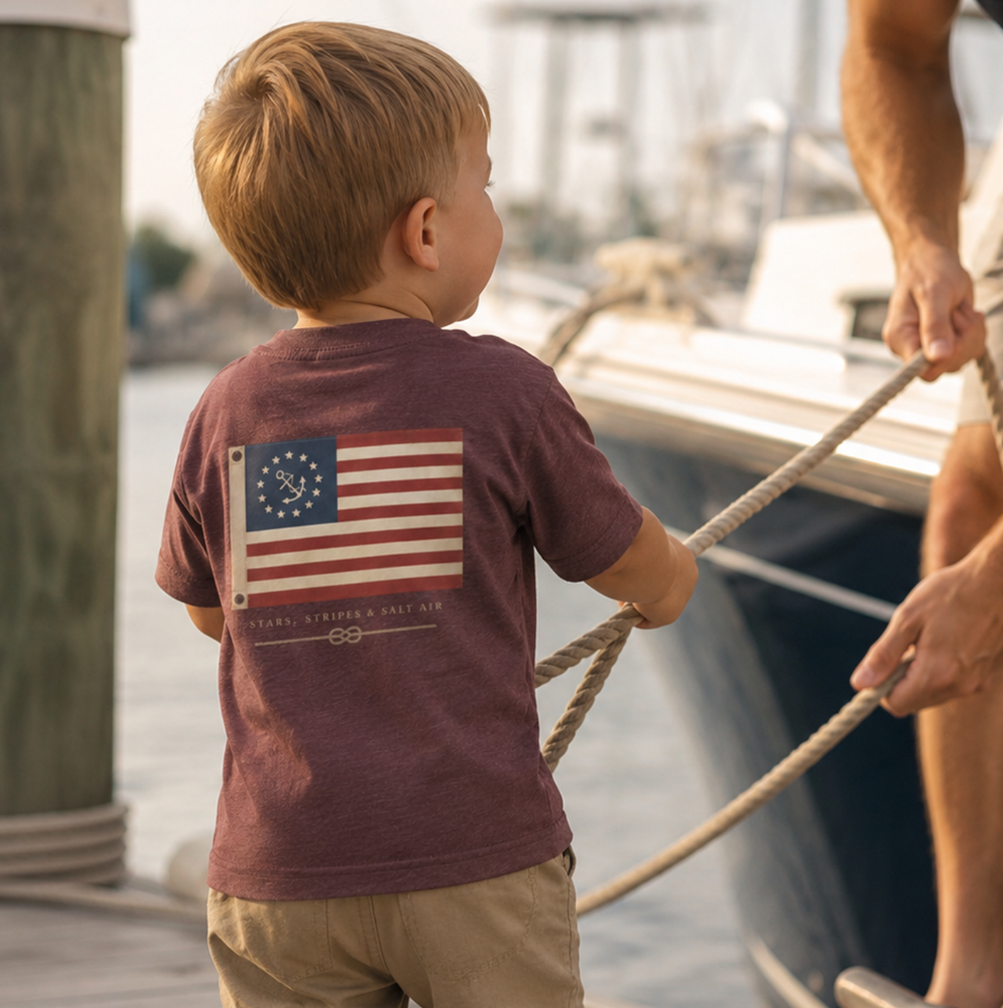 U.S Yacht Ensign | Toddler Tee