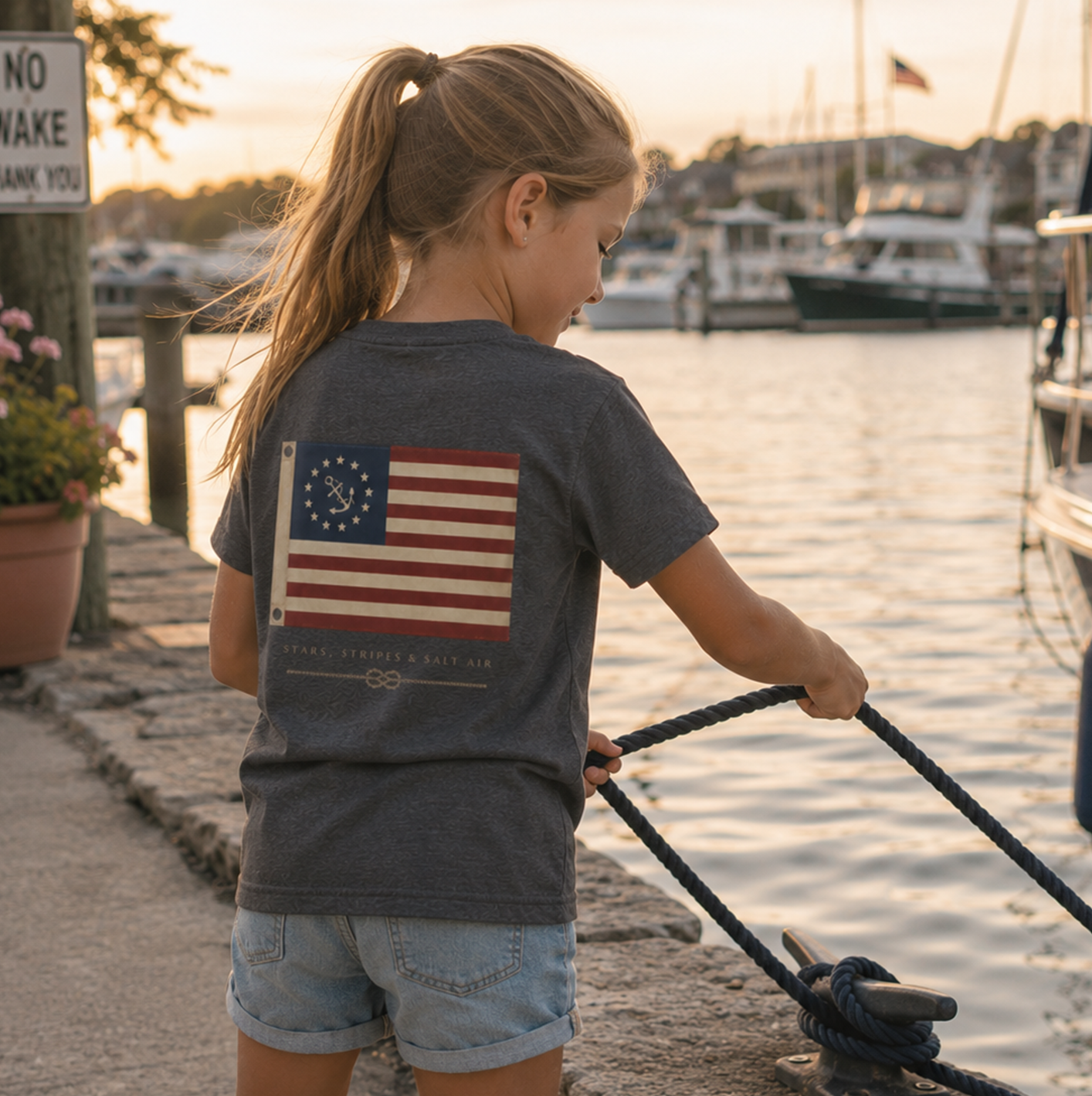 U.S. Yacht Ensign | Youth Tee