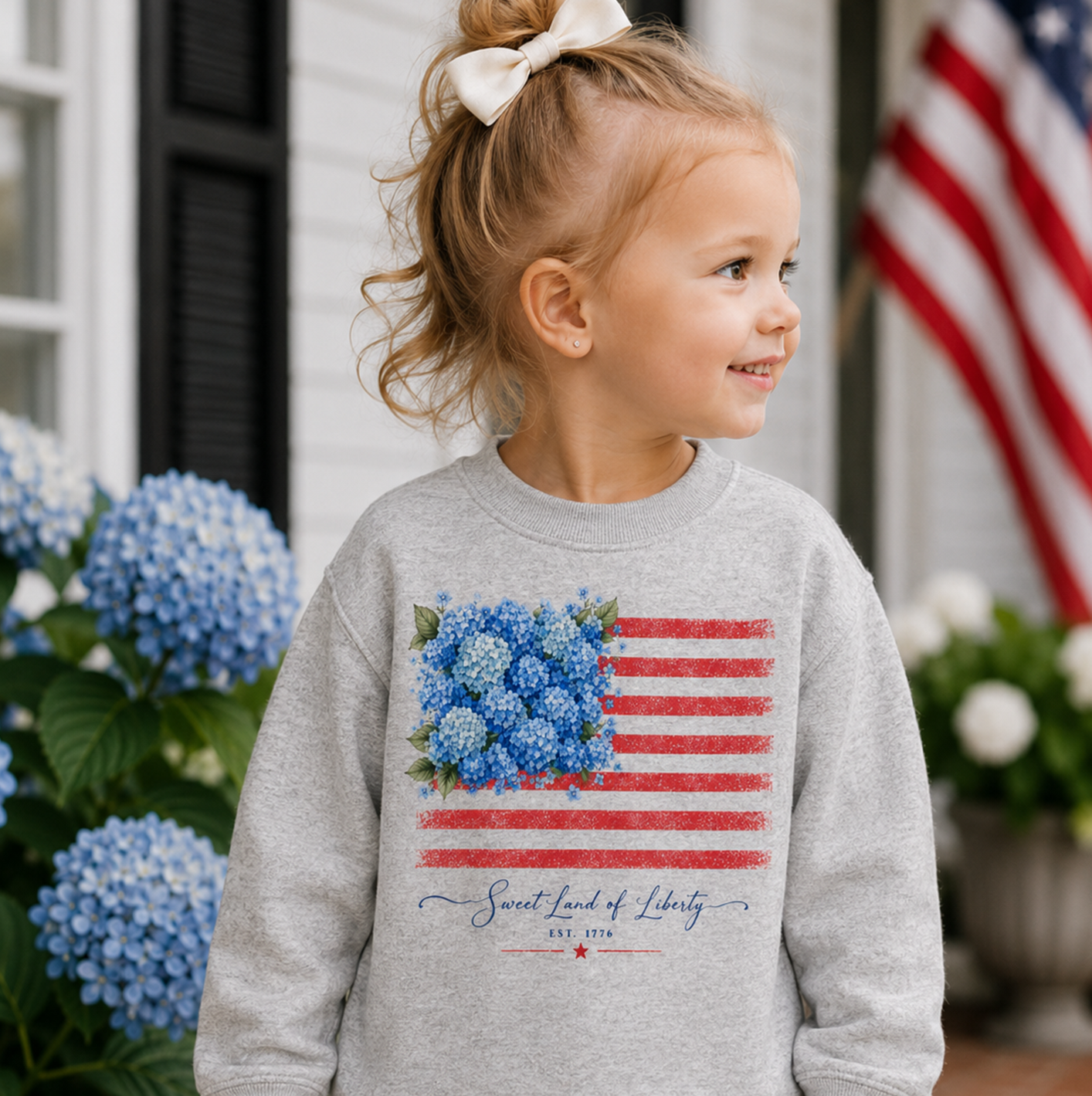 Sweet Land of Liberty | Toddler Crewneck Sweatshirt